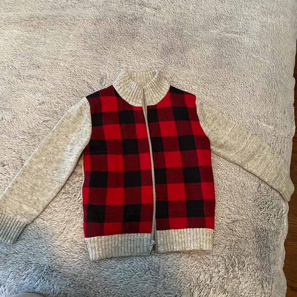 Zip sweater jacket